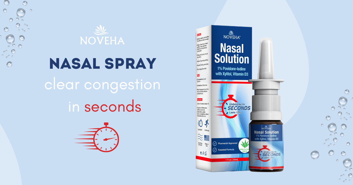 Noveha Nasal Spray: Fast, Long-Lasting Relief for Clearer Breathing
