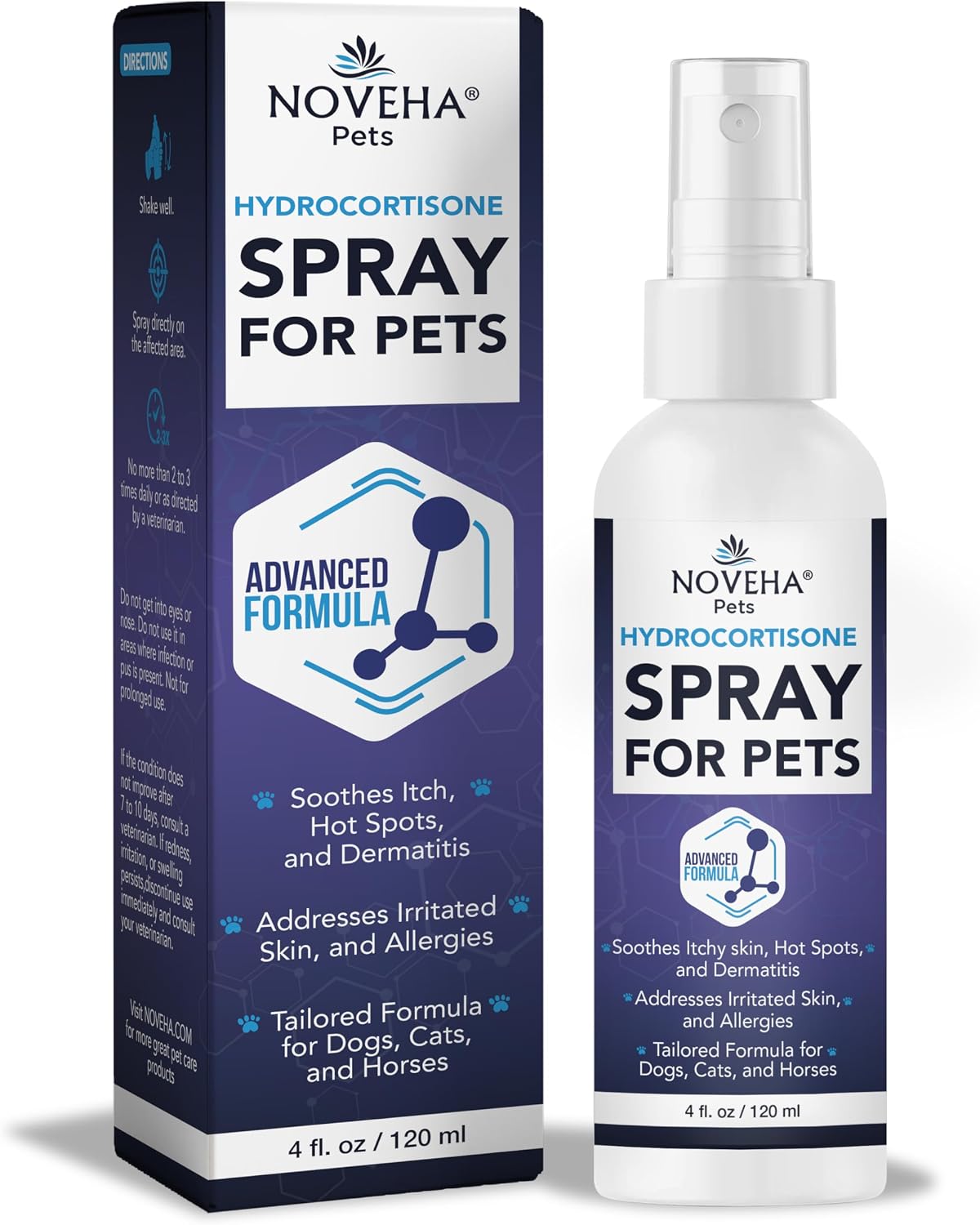 1% Hydrocortisone Spray for Pets — 120ml