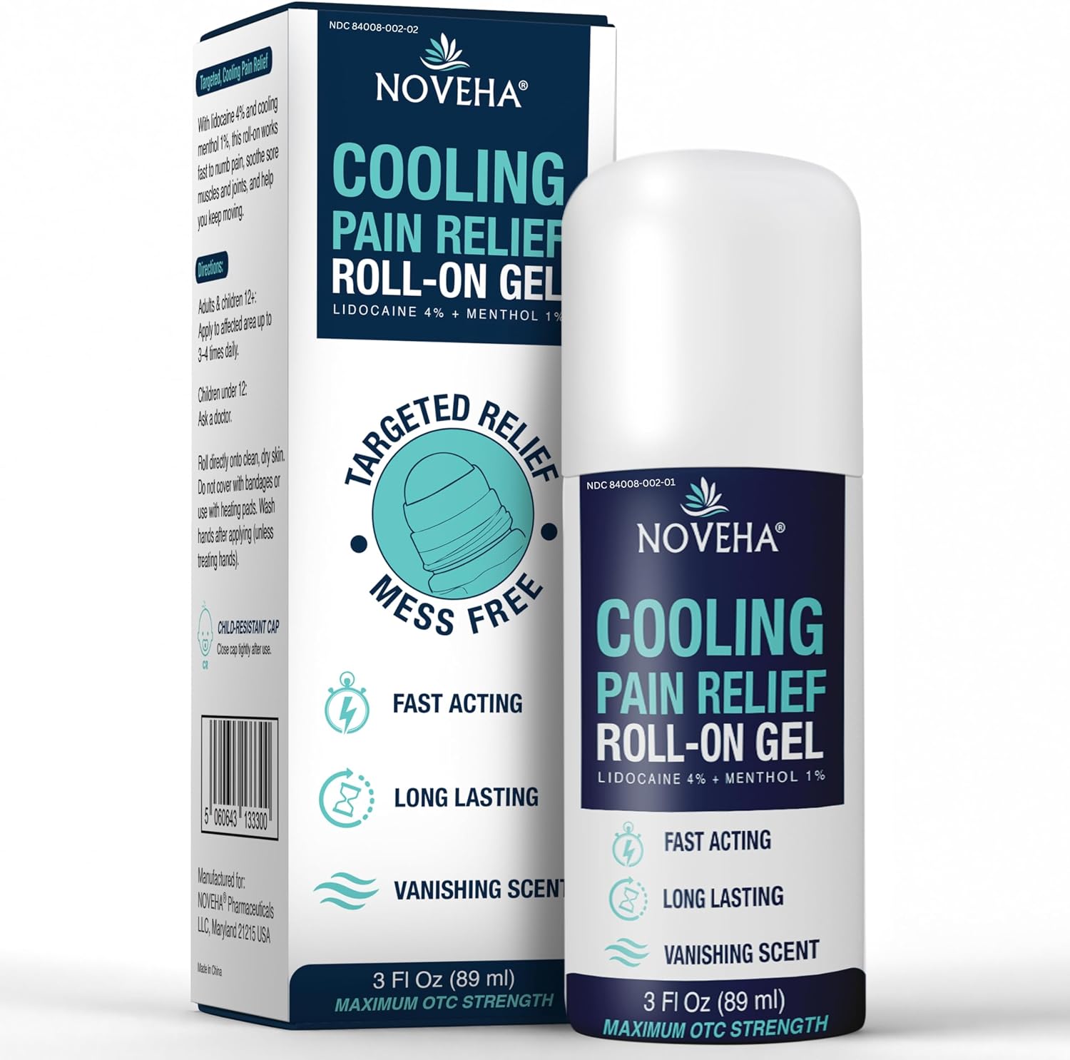 Lidocaine 4% Roll-On Gel — 73ml